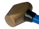 New Old Stock ARMSTRONG USA 69-515 S 2.5 lb Brass Head,  Soft Face Hammer, 1-1/2 in Face, Fiberglass Handle - Cardon Tools