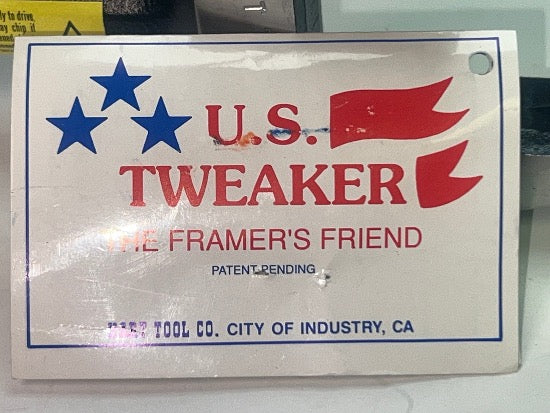 New Old Stock U.S. TWEAKER Lumber Turning Tool made by HART Tool Co. CA, USA