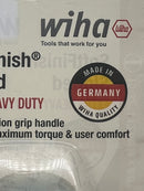 WIHA Germany Extra Heavy Duty 12mm Slotted Tip Screwdriver with Steel Striking Cap - Discontinued