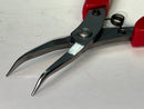 New Old Stock General Tools Made in Japan 5" Stainless Steel SMOOTH Jaw Bent Nose Needle Nose Pliers - Cardon Tools