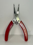 New Old Stock General Tools Made in Japan 5" Stainless Steel SMOOTH Jaw Bent Nose Needle Nose Pliers - Cardon Tools