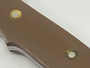 Stunning Short Double Edged Hollow Ground Vintage Mike Silvey Short Fixed blade Knife 