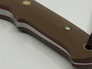 Stunning Short Double Edged Hollow Ground Vintage Mike Silvey Short Fixed blade Knife 