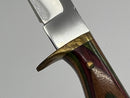 Beautiful Vintage ( 1995)  Hand Made Eric Seguin 3-5/8" Blade Fixed Blade Knife with Sheath Made in Canada