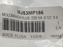 Carbabrasive USA made Moldmaker Plus 220 Grit 1/4" x 1/2" x 6" Green Silicone Carbide