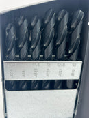 Morse USA made 25pc 118˚ Jobber Length 1 mm to 13 mm (by 0.5 mm) Drill Bit Set 