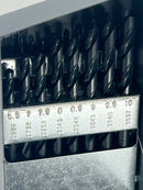 Morse USA made 25pc 118˚ Jobber Length 1 mm to 13 mm (by 0.5 mm) Drill Bit Set 
