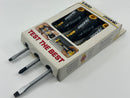 New Old Stock FELO made in Germany Ergonic 3pc Screwdriver Set Slot & Phillips