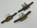 Vintage Aldon USA made Set of 3 Luthiers Miniature Bronze Spokeshaves complete in Box