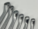 New Old Stock 6pc Williams / SUPERRENCH USA made Double Box End  Metric Wrench Set 7/16" - 1"  Range