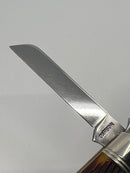 New Old Stock 2019  Great Eastern Cutlery - Northfield Cutlery PA USA Hand Crafted Folding Knife - Autumn Gold Jigged Bone Handle