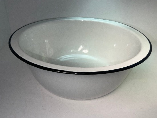 New Old Stock 1960's GSW General Steel Ware Canada 15" HOSPITAL Enamel Wash Basin