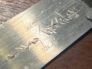 HUGE New Old Stock 390mm Hand Forged Japanese Log  Saw Blade