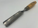 Vintage Marples UK made Heavy Duty 30mm Firmer Gouge c/w Box Wood Handle - Great LOGO on handle