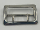 New Old Stock North & Judd USA made Sam Browne 2-1/4" Nickel Plated SOLID Brass Belt Buckle