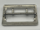 New Old Stock North & Judd USA made Sam Browne 2-1/4" Nickel Plated SOLID Brass Belt Buckle