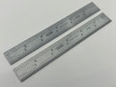 4 pc SET New Old Stock 1980s Rabone Chesterman UK made Rules 12" and 6"