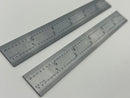 4 pc SET New Old Stock 1980s Rabone Chesterman UK made Rules 12" and 6"