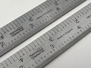 4 pc SET New Old Stock 1980s Rabone Chesterman UK made Rules 12" and 6"