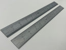 4 pc SET New Old Stock 1980s Rabone Chesterman UK made Rules 12" and 6"