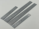 4 pc SET New Old Stock 1980s Rabone Chesterman UK made Rules 12" and 6"