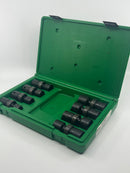 New Old Stock SK S-K USA made 8 pc 1/2" Drive UNIVERSAL Impact Socket Set 1-2" - 15/16" Range No. 34301
