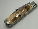 New Old Stock 2019  Great Eastern Cutlery - Tidioute Cutlery PA USA Hand Crafted Folding Knife - Natural Oily Creek Bone Handle