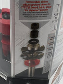 Freud 99-760 Premier Adjustable Rail and Stile Router Bit Set (Round Over ), 1/2-Inch Shank Made in ITALY 