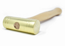 GRACE USA Made 4 Ounce Brass Hammer BH-4 with Hickory Handle - Cardon Tools