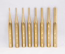 GRACE USA Brass Roll Pin Punch Set BRP-8 - Cardon Tools