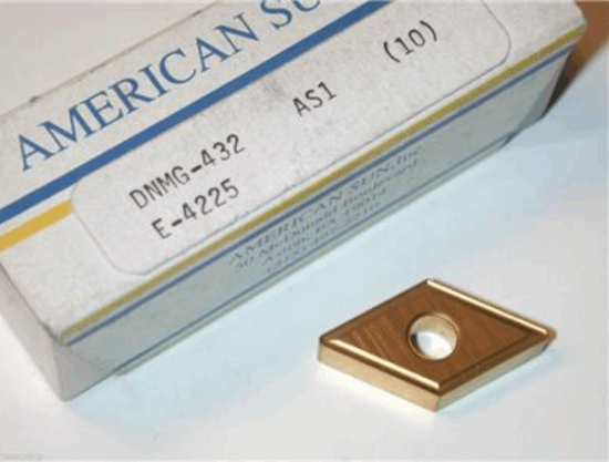 10 USA made AMERICAN SUN Carbide CUTTER INSERTS ITEM NO. DNMG-432 
