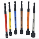 Wiha 6 Piece Color Coded Magnetic Nut Setter SAE Set 1/4" - 9/16" No. 70486 - Cardon Tools
