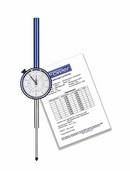 Fowler 52-520-120-0 2" White Premium Dial Indicator with Certificate of Calibration - Cardon Tools