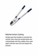 Spear & Jackson 8290RS Razorsharp Heavy Duty Telescopic Ratchet Anvil Loppers - Cardon Tools