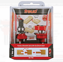 Freud 99-760 Premier Adjustable Rail and Stile Router Bit Set (Round Over ), 1/2-Inch Shank Made in ITALY 