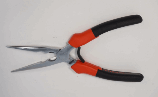 FACOM France Long Needle Nose Pliers with Side Cutters + Ergo Grips 