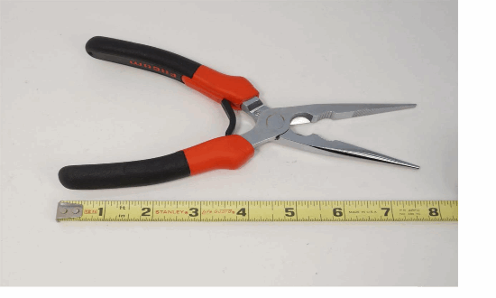 FACOM France Long Needle Nose Pliers with Side Cutters + Ergo Grips