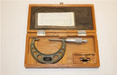 New Old Stock  Mitutoyo Japan 1-2"  60 Degree Point Micrometer. 112-370 .001" GRAD - Cardon Tools