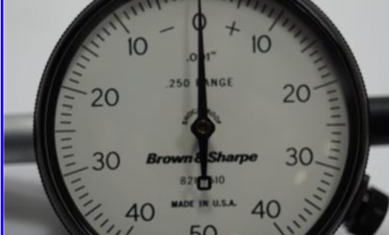 New Old Stock  Brown & Sharpe USA .250" range 599-8221-510 Dial Indicator .001" Grad