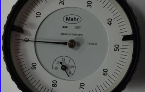 Mahr German Made Premium Quality  Dial Indicator. 1/4" range. .001" Graduation