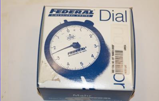 Mahr Federal USA made Dial Indicator. 0.00025" GRADUATIONS