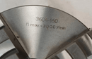 New Old Stock Bison 6" 4-Jaw SELF CENTERING Lathe Scroll Chuck 3604-160 (Flat back) - Cardon Tools
