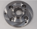 Bison Poland 5" Machined Set-Tru Lathe Chuck Adapter Backplate. A1-4 mount - Cardon Tools