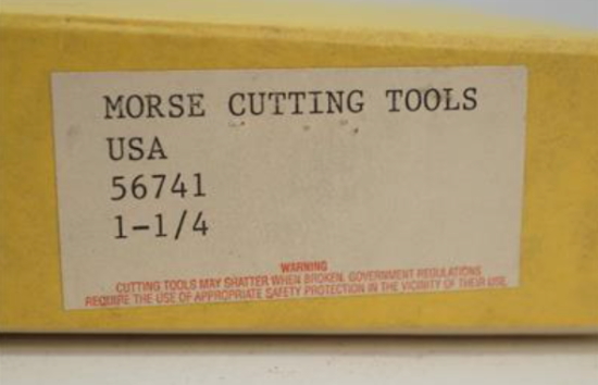 Morse Cutting Tools USA 1-1/4" Carbide Tipped  Shell Face End Mill 1/2" Bore for Steel