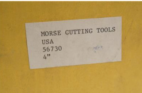 Super / Morse Cutting Tools USA 4" Carbide Tipped Face Shell End Mill 1.5" Bore for Cast Iron