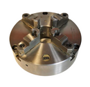 Rapidhold 12" 4-Jaw Front Mount Scroll Chuck. Plain Back. 2pc Reversible Jaws. 51442 - Cardon Tools