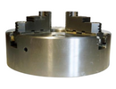 Rapidhold 12" 4-Jaw Front Mount Scroll Chuck. Plain Back. 2pc Reversible Jaws. 51442 - Cardon Tools