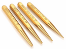 GRACE USA 4pc Brass Starter Punch Set BSP-4 - Cardon Tools