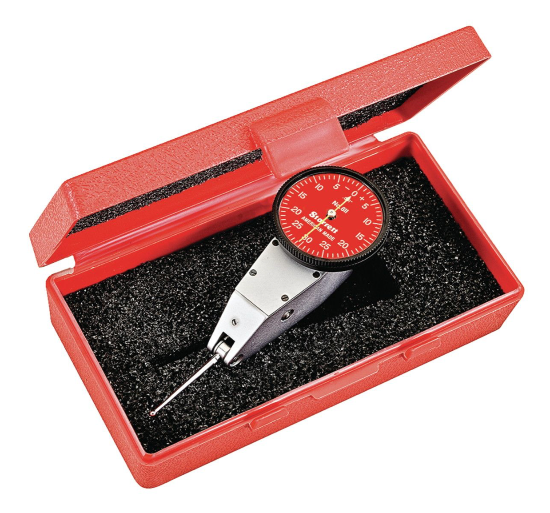 Starrett R811-1PZ Dial Test Indicator with Swivel Head .001" Grad. RED Dial, USA Made