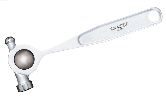 Starrett 815 Toolmakers' Hammer with Built-in Magnifying Lens